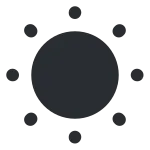 Sun 1 SVG Icon
